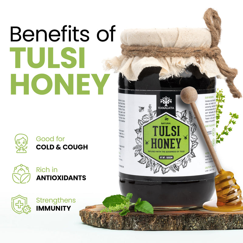 Tulsi Infused Honey