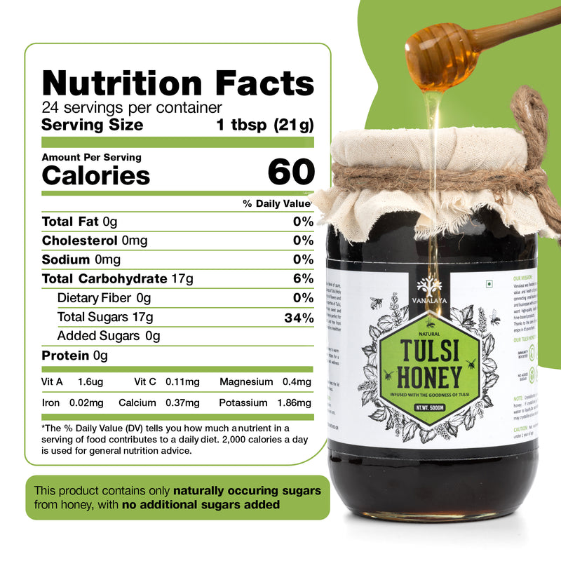 Tulsi Infused Honey