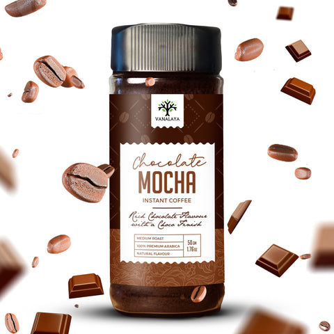 Chocolate Mocha Instant Coffee – Medium Roast with Rich Cocoa Flavor