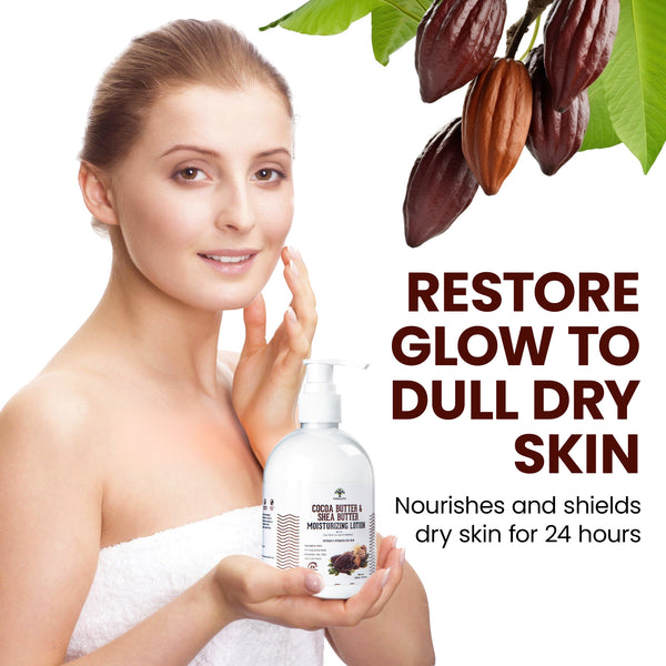 Cocoa Butter & Shea Butter Moisturizing Lotion