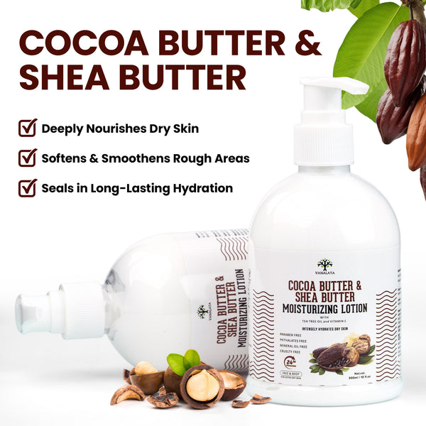 Cocoa Butter & Shea Butter Moisturizing Lotion