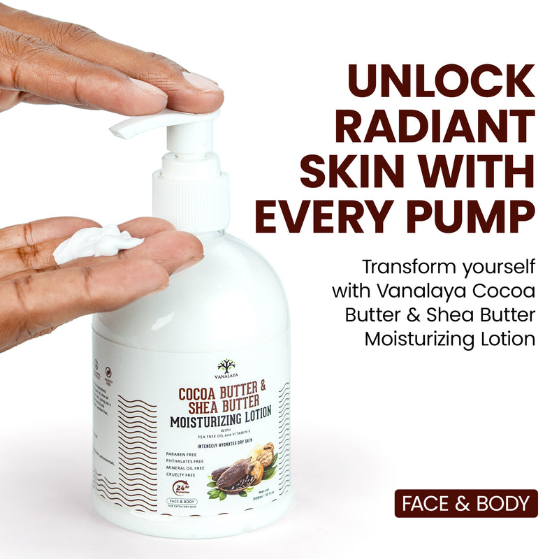 Cocoa Butter & Shea Butter Moisturizing Lotion
